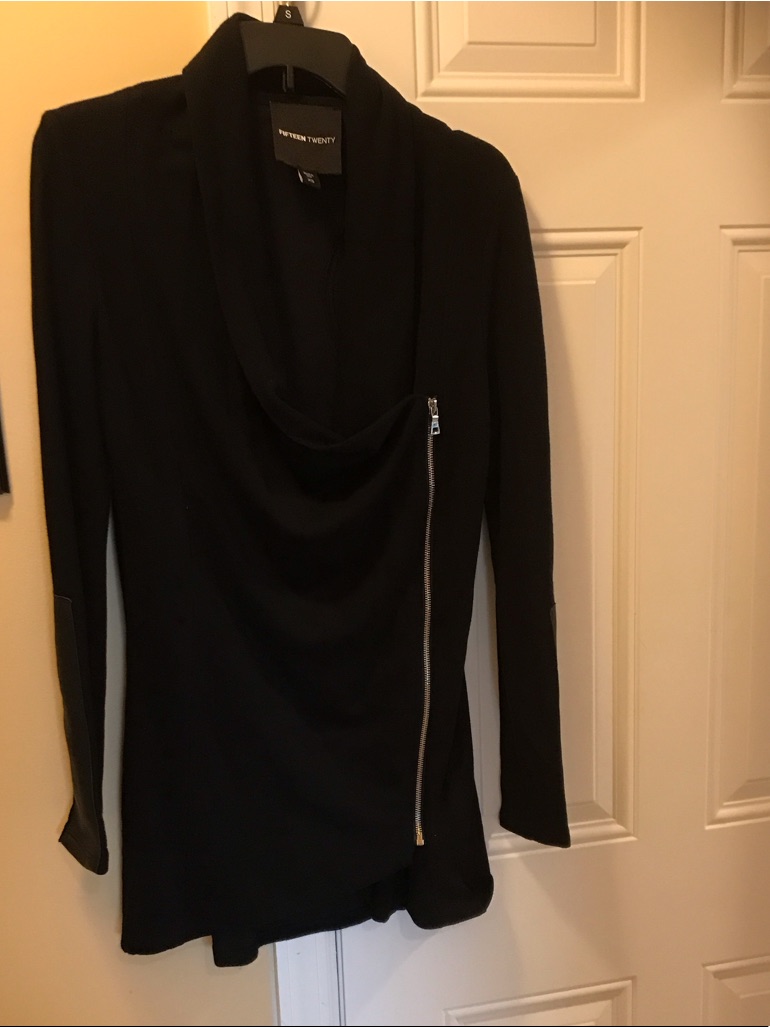 Fifteen Twenty Black Knit Top